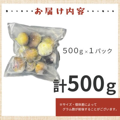 福岡県産「博多とよみつひめ」冷凍いちじく!500g(那珂川市)