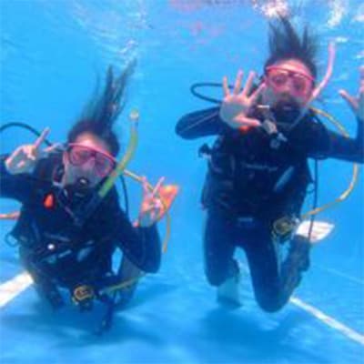 伊東・城ヶ崎の海で初級ダイビングライセンスが取得できる　2日コース