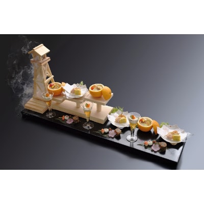 大室の杜　玉翠「館内最上級会席&特別室」2大特典付き　ペア宿泊券(1泊2食付き)