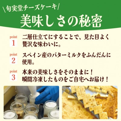 〔伊東温泉で人気〕旬実堂 2層仕立てのチーズケーキ9個入