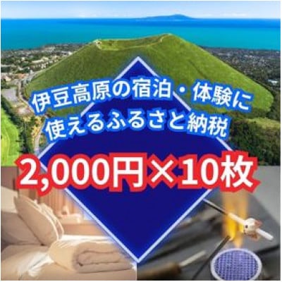 【伊豆高原】＼温泉・宿泊・体験に!/2,000円パス10枚セット