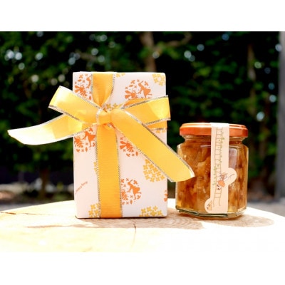 ギフト包装:伊豆産レモンのドライフルーツと胡桃のハチミツ漬け