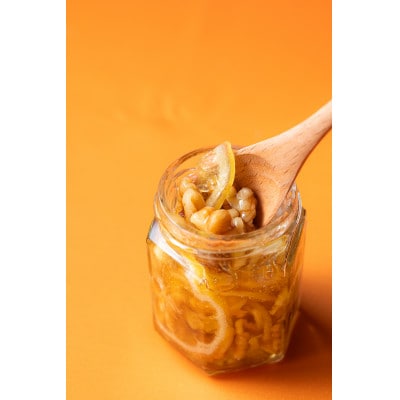 ギフト包装:伊豆産レモンのドライフルーツと胡桃のハチミツ漬け