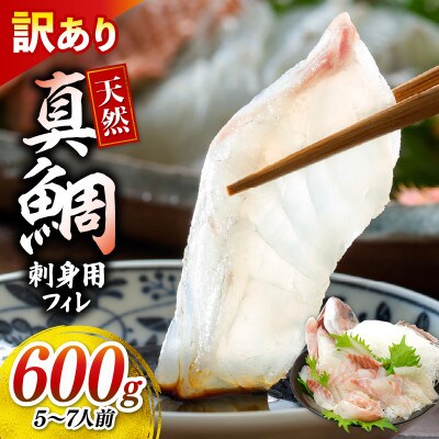 訳あり 真鯛 刺身 600g [kouyou009]