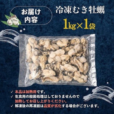 訳あり 牡蠣 むき身 加熱用 1kg [kouyou012_2]