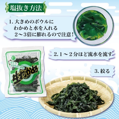 岩手県産 塩蔵わかめ600g(100g×6袋)