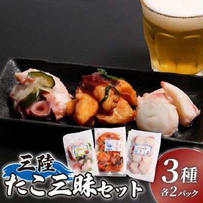 愉快なタコの仲間たち[キムチ/マリネ/粕漬け] 各2p