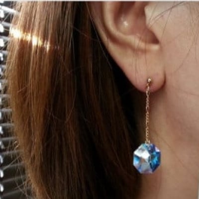 [5650-0371]復興の光(スワロフスキーアクセサリー)ネックレスピアスセット