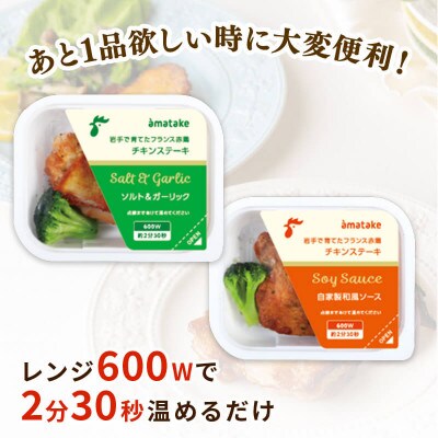 チキンステーキ2種(和風&ガーリック)×8パック