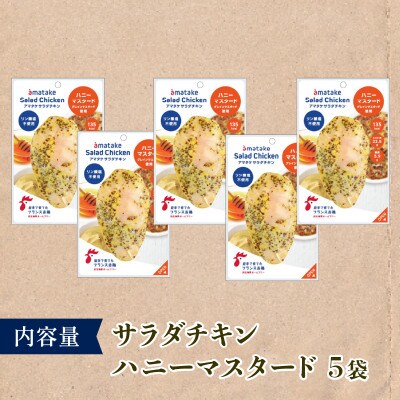 サラダチキン(ハニーマスタード味) 100g×5個 [amatake044]