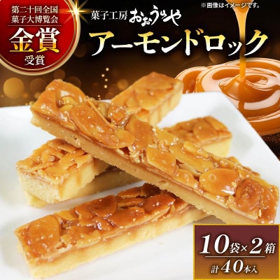 アーモンドロック10個入り×2箱[oouraya009_1]