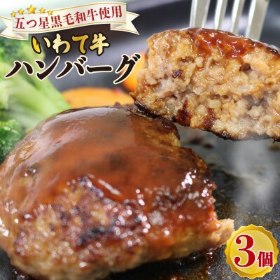 いわて牛入りハンバーグ 3個[koguchi005]
