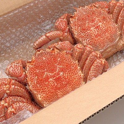 【年内配送可○】ボイル毛がに2尾(計1.2kg～1.4kg) C-25015