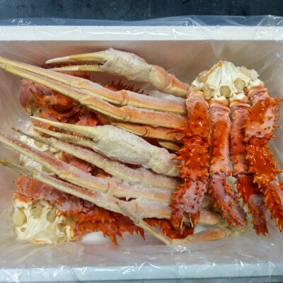 【年内配送可○】本ズワイガニ肩足と花咲ガニ肩足詰合せ C-57028