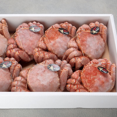 【年内配送可○】毛ガニ 6～8尾 計4kg E-47001