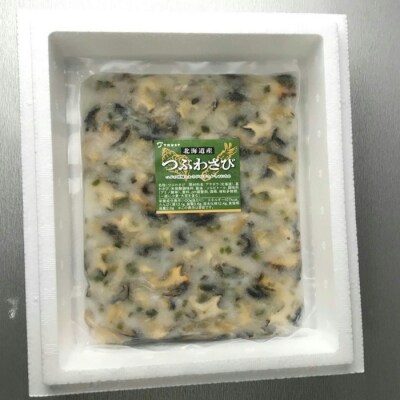 【年内配送可○】つぶわさび500g×2袋 A-18039