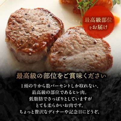 黒毛和牛 ヒレ 2種 ステーキカット サイコロカット 鹿児島県産 牛肉 赤身 カミチク 南九州市