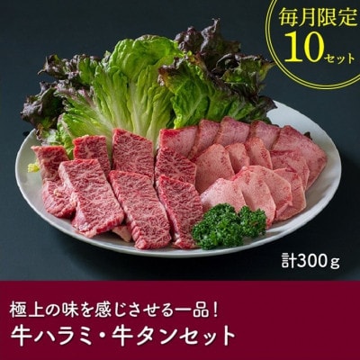 数量限定!かわなべ牛 ハラミ・牛タンセット