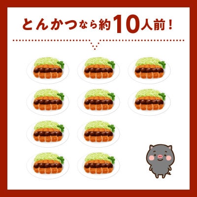 鹿児島黒豚肩ロースブロック まるごと塊のまま1.1~1.3kg 008-75