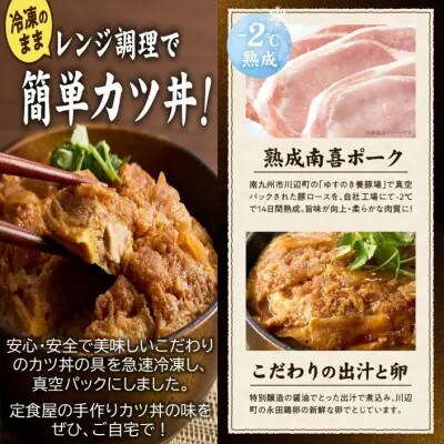 【毎月定期便】南喜ポーク熟成豚 「カツ丼の具 8P」全6回