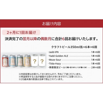 【発送月固定定期便】Sankaku Beer Works クラフトビール定期便全6回