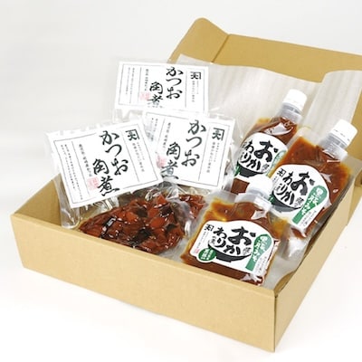 かつお角煮3個&薩摩おかわりの素 黒豚みそ3個セット