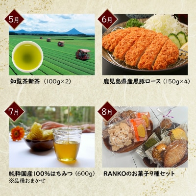 【発送月固定定期便】南九州市知覧うまいもん定期便全12回