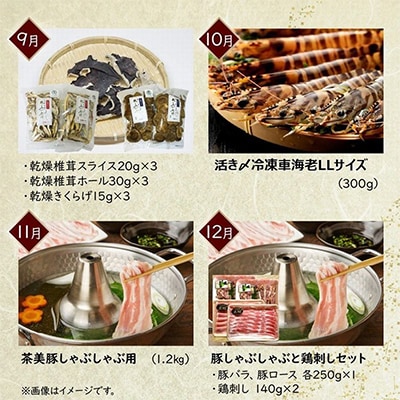 【発送月固定定期便】南九州市知覧うまいもん定期便全12回