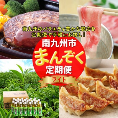 【発送月固定定期便】南九州まんぞく定期便　ライト全4回