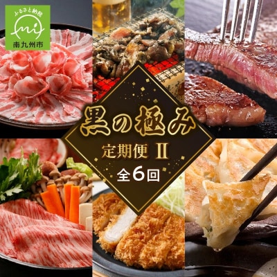 【発送月固定定期便】黒の極定期便2全6回