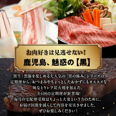 【発送月固定定期便】黒の極定期便2全6回