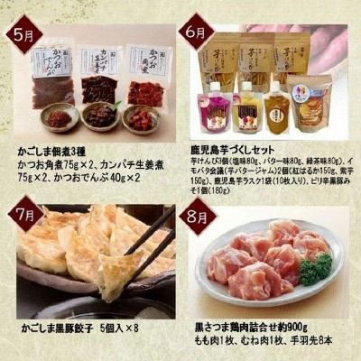 【発送月固定定期便】南九州市川辺うまいもん定期便全12回