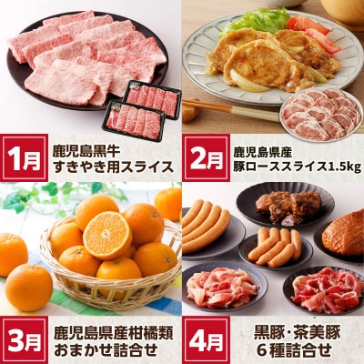 【発送月固定定期便】南九州まんぞく定期便全12回