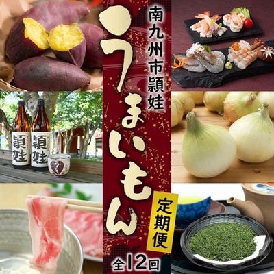 【発送月固定定期便】南九州市頴娃うまいもん定期便全12回