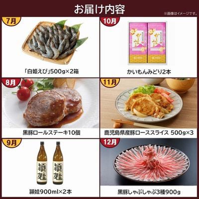 【発送月固定定期便】南九州市頴娃うまいもん定期便全12回