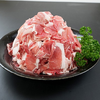 【鹿児島県産】黒豚切り落とし計約3.6kg(600g×6袋)(南九州市)