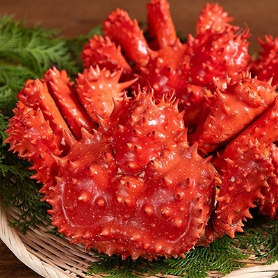 【年内配送可○】★花咲がに500g前後×2尾セット(チルド便) B-80005