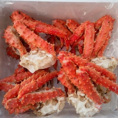 【年内配送可○】本タラバガニ肩足5～7肩(計1.2kg) D-57034