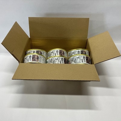 【年内配送可○】あさり水煮6缶 C-78029
