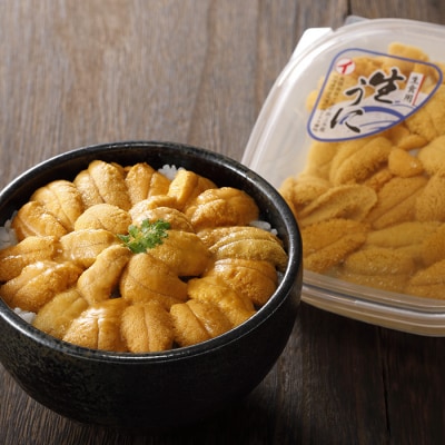 【年内配送可○】ムラサキウニ無添加塩水パック100g×1P[7月上旬以降順次発送] G-71001