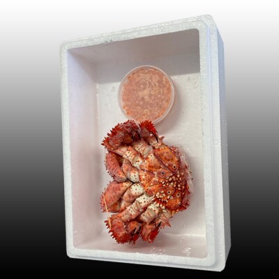 【年内配送可○】花咲かに300g～450g前後、いくら醤油漬け100g G-70011