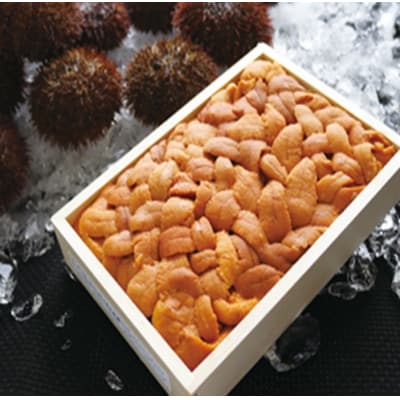 【年内配送可○】エゾバフンウニバラ詰め(赤系)140～150g×3折 F-71015