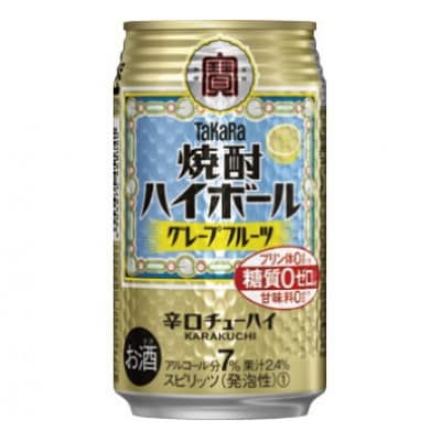 【宝酒造】タカラ「焼酎ハイボール」《グレープフルーツ》350ml×24本