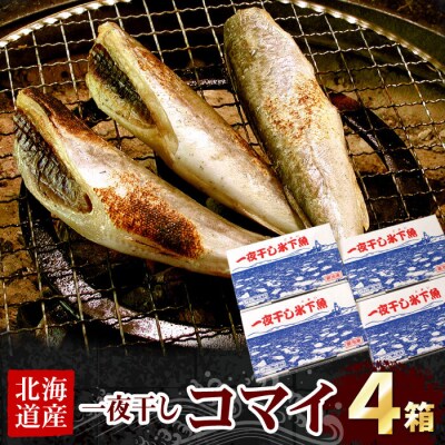 【年内配送可○】一夜干こまい500g×4P A-07036