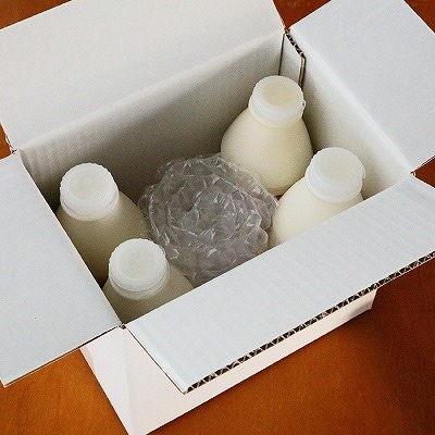 【年内配送可○】★低温殺菌牛乳800ml×4本 A-13025