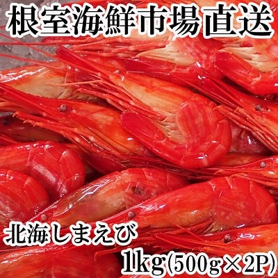【年内配送可○】北海しまえび500g×2P B-11118