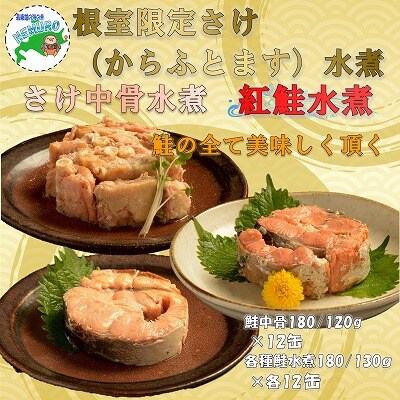 【年内配送可○】水煮缶詰セット36缶 E-78008