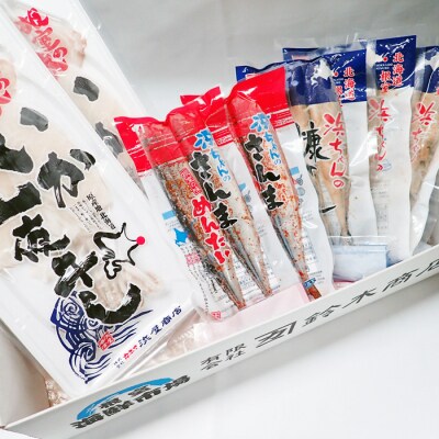 【年内配送可○】★根室海鮮市場＜直送＞いか一夜干し2枚・さんま明太4尾・糠さんま9尾 A-28260