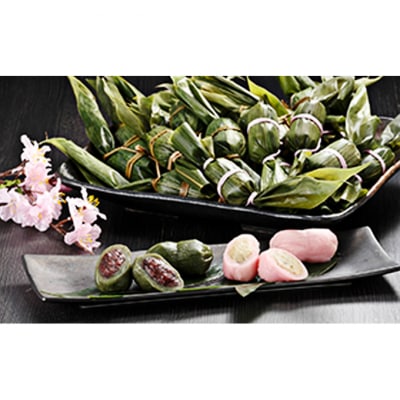 港製菓 笹だんご(10個)・笹ざくら(10個)セット [54070356]