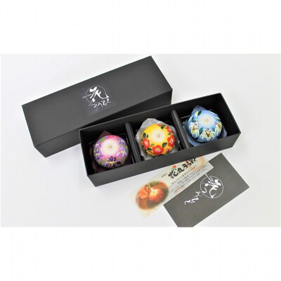 手描き花丸ろうそくギフト [54070209]